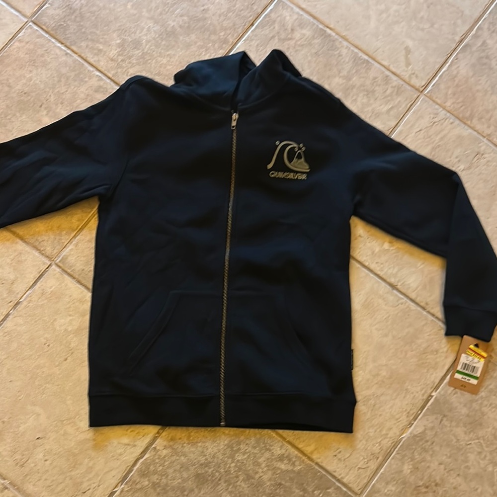 Quiksilver Kids Black Zip-Up Hoodie